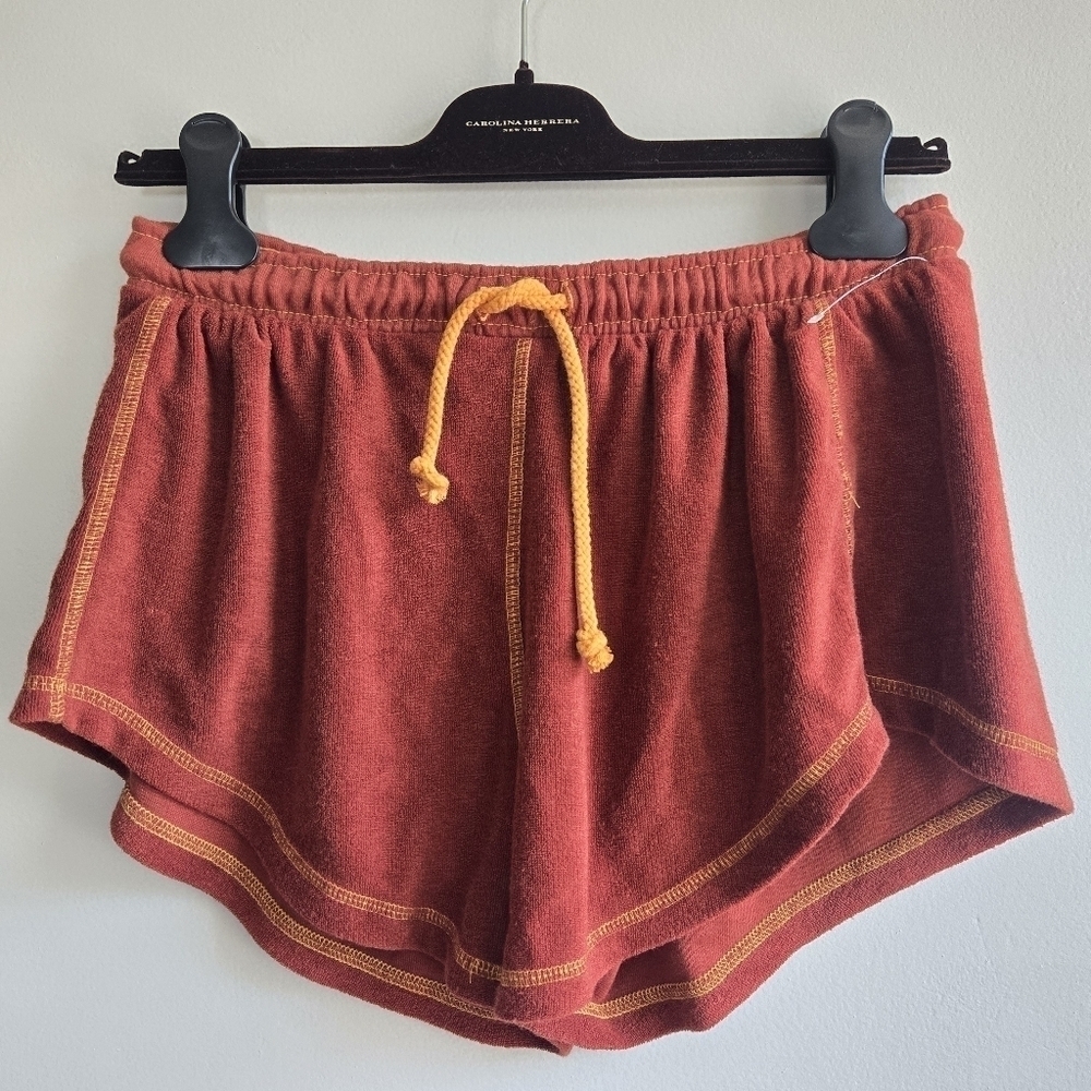 New Free People Gimme More Arabian Spice Terracotta Shorts XS NWOT - Picture 6 of 10